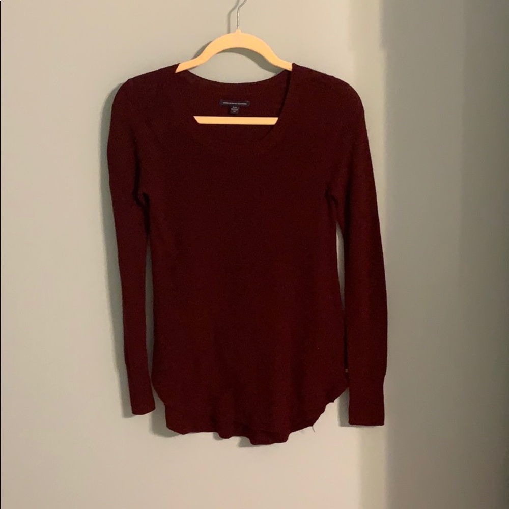 Maroon AE sweater